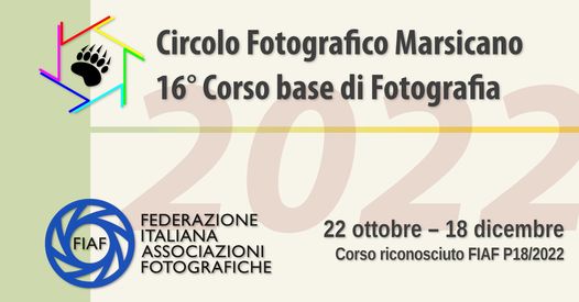 16° Corso base di Fotografia